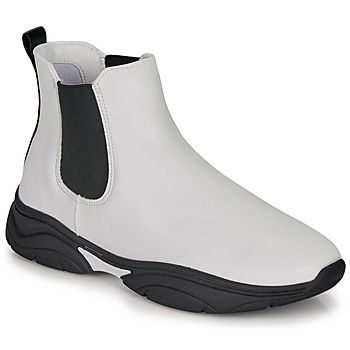 BILLIE  women's Mid Boots in White. Sizes available:3.5,4,5,6,6.5,7.5