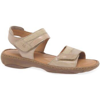 Debra 19 Womens Leather Sandals  women's Sandals in Beige. Sizes available:3,4,5,6,6.5,7,8