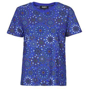LYON  women's T shirt in Blue. Sizes available:S,M,L