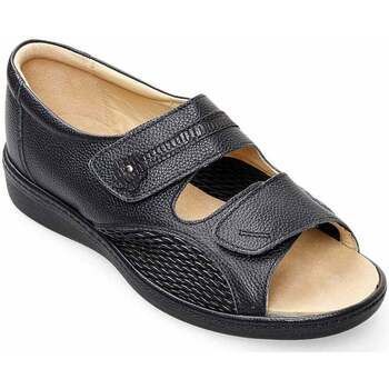 Peaceful Womens Wide Fit Sandals  women's Casual Shoes in Black. Sizes available:3,3.5,4,4.5,5,5.5,5,4.5