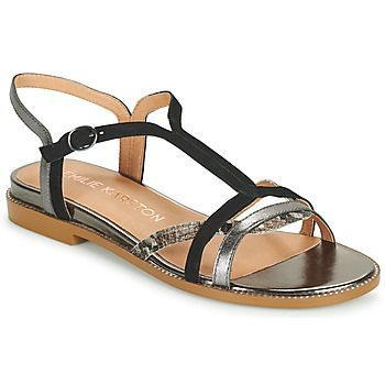 SOBIO  women's Sandals in Black. Sizes available:3.5,4,5,6