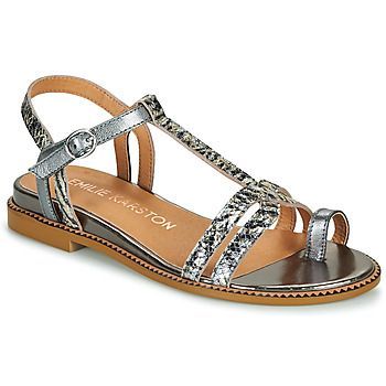SOREN  women's Sandals in Silver. Sizes available:3.5,5,7.5