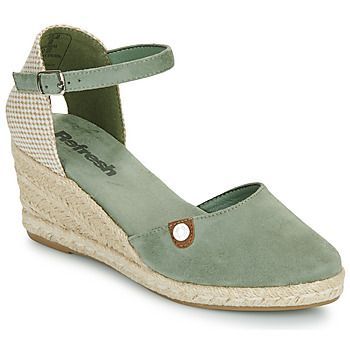 171882  women's Espadrilles / Casual Shoes in Green