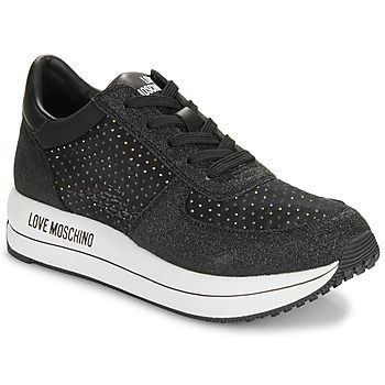 STRASS MESH   GLITTER  women's Shoes (Trainers) in Black