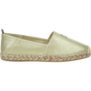 Flat  women's Espadrilles / Casual Shoes in Gold