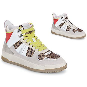 ELLE  women's Shoes (High-top Trainers) in Multicolour