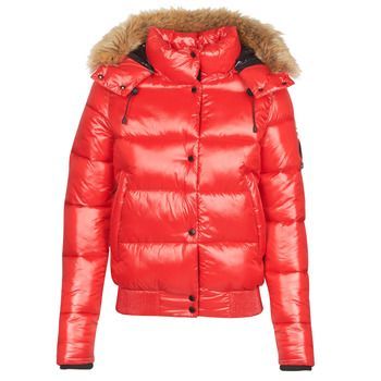 HIGH SHINE TOYA BOMBER  women's Jacket in Red. Sizes available:S,M,L