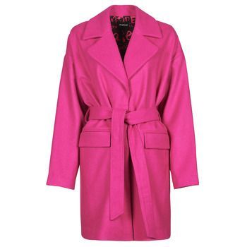 RUBI  women's Coat in Pink