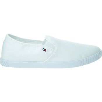 Canvas  women's Shoes (Trainers) in White