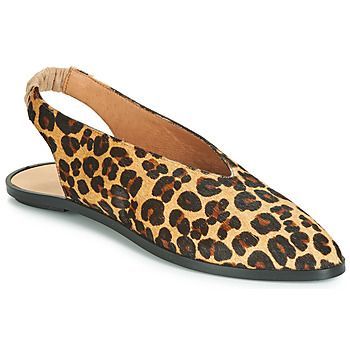 APIO  women's Shoes (Pumps / Ballerinas) in Brown. Sizes available:3.5,4,5