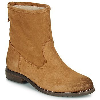 ERIKA  women's Mid Boots in Beige