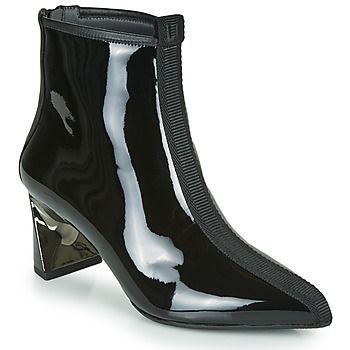 LUCID MOLTEN MID  women's Low Ankle Boots in Black. Sizes available:3,4,5,6,8