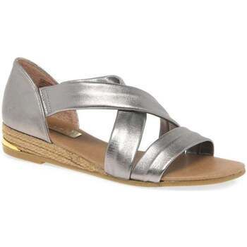 Zara Ladies Espadrilles  women's Sandals in Silver. Sizes available:3,4,5,6,7,8