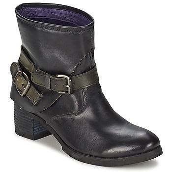 TRACY  women's Low Ankle Boots in Black
