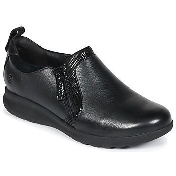 Un Adorn Zip  women's Casual Shoes in Black. Sizes available:3