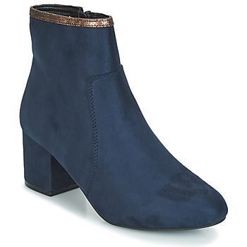 FALOU  women's Mid Boots in Blue