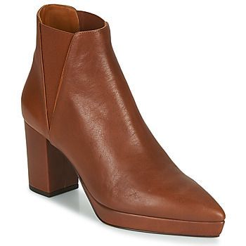 OSCA  women's Low Ankle Boots in Brown. Sizes available:3.5,4,5,5.5