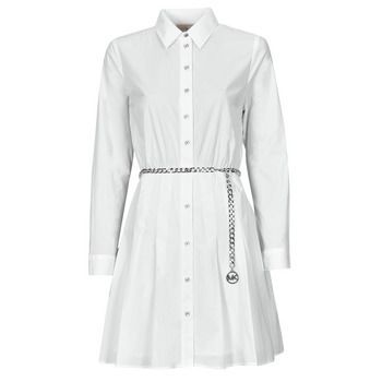 COTTON MINI DRESS  women's Dress in White