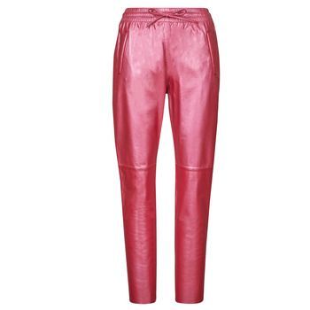 GIFT METAL  women's Trousers in Pink