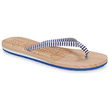 LOW KEY  women's Flip flops / Sandals (Shoes) in Beige