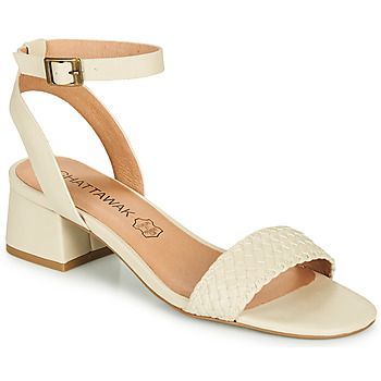 MUSCADE  women's Sandals in Beige. Sizes available:6.5