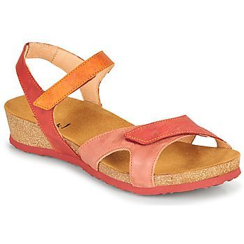 DOUMIA  women's Sandals in Red. Sizes available:3.5,8