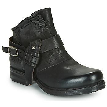 SAINTEC  women's Mid Boots in Black. Sizes available:3,4,5,6,7,8,9