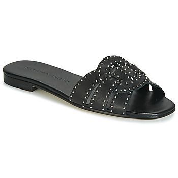 ELODIE 14  women's Sandals in Black. Sizes available:3.5