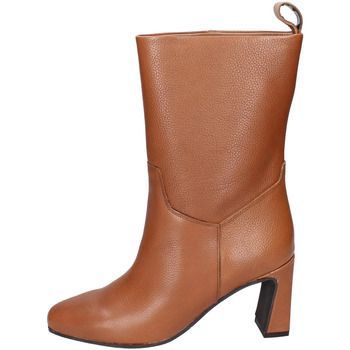 EX154  women's Low Ankle Boots in Brown