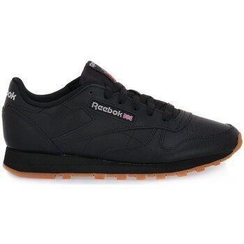 Classic Leather  women's Shoes (Trainers) in Black