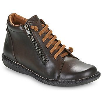 NELIO  women's Casual Shoes in Brown