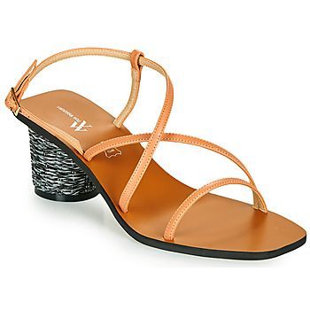 SD2226SM  women's Sandals in Orange. Sizes available:3.5,4,5,6,6.5