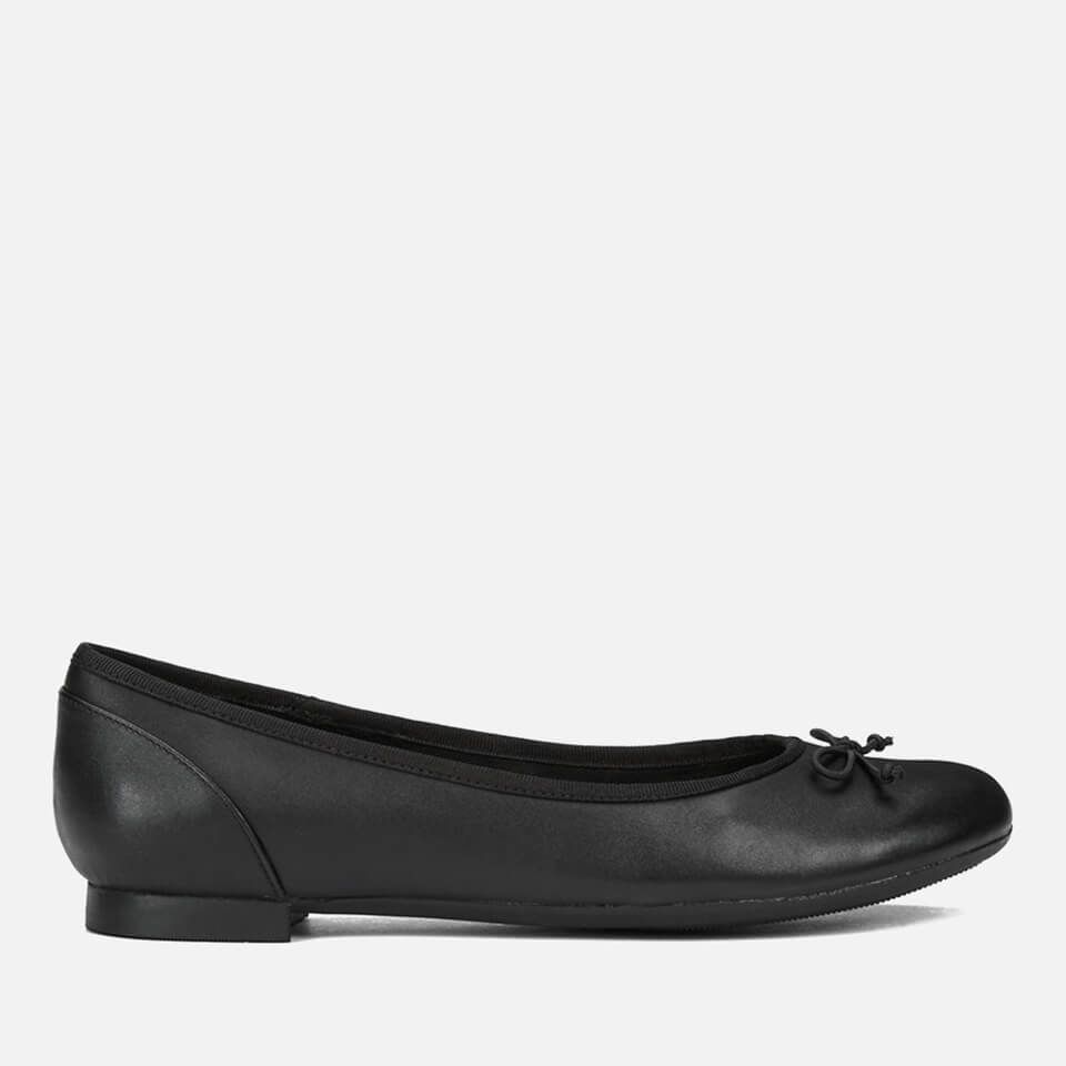 Women's Couture Leather Ballet Flats - Black - UK 8