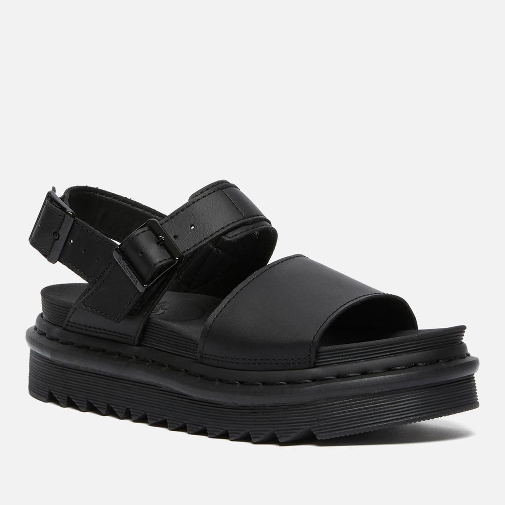 Women's Voss Leather Strap Sandals - Black - UK 3