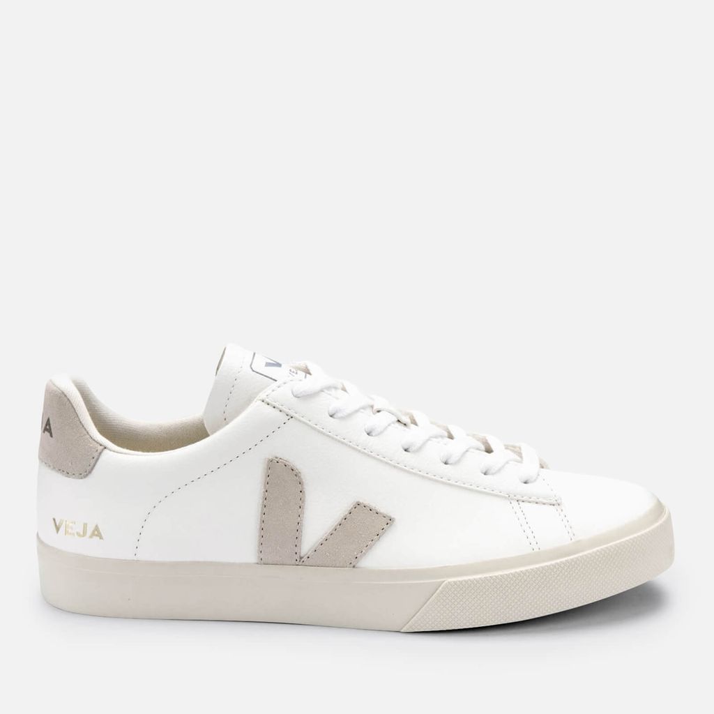 Women's Campo Chrome Free Leather Trainers - Extra White/Natural - UK 7