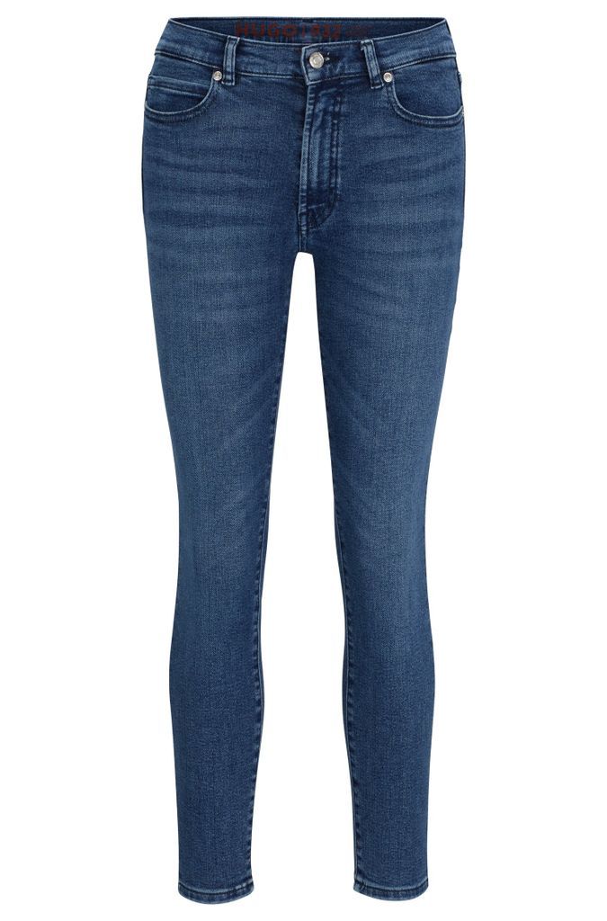 Extra-slim-fit jeans in blue super-stretch denim