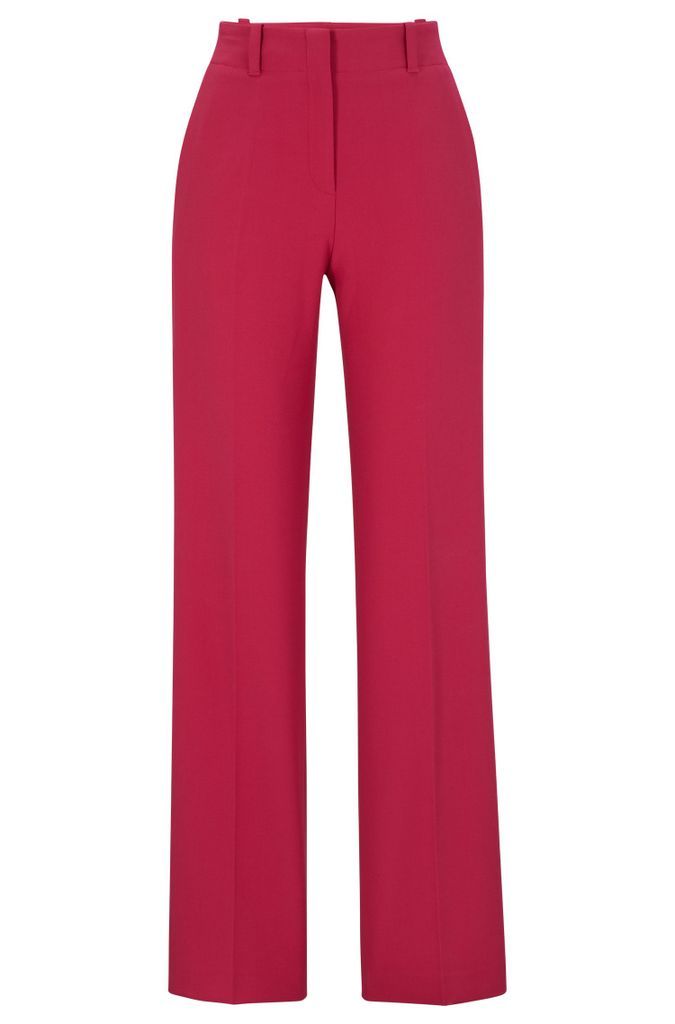 Regular-fit trousers with a wide leg