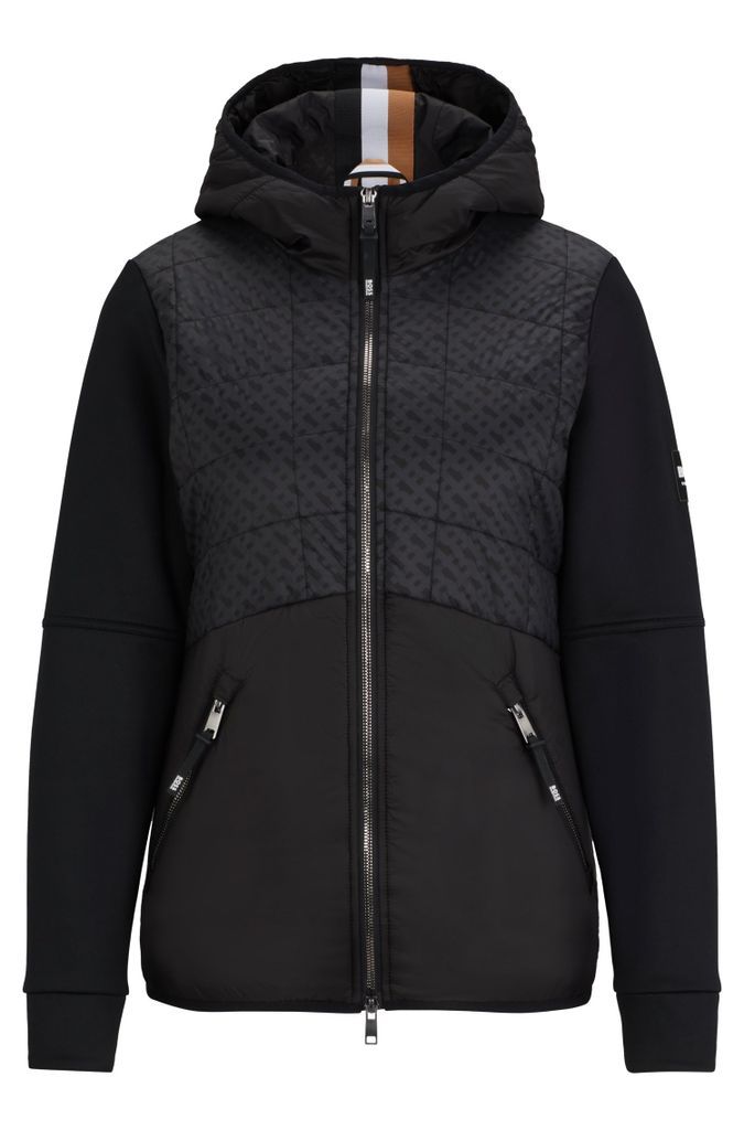 Equestrian padded softshell jacket with signature details