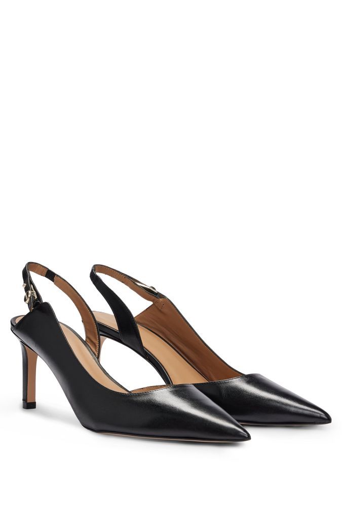 Slingback pumps in nappa leather