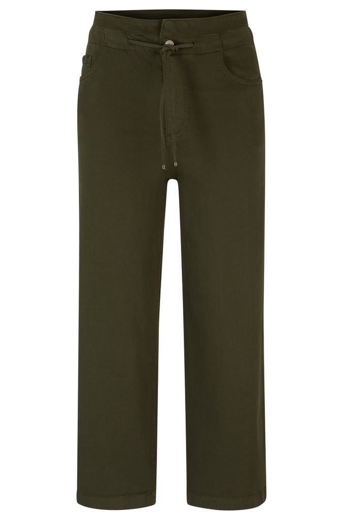 Relaxed-fit trousers in a cotton blend