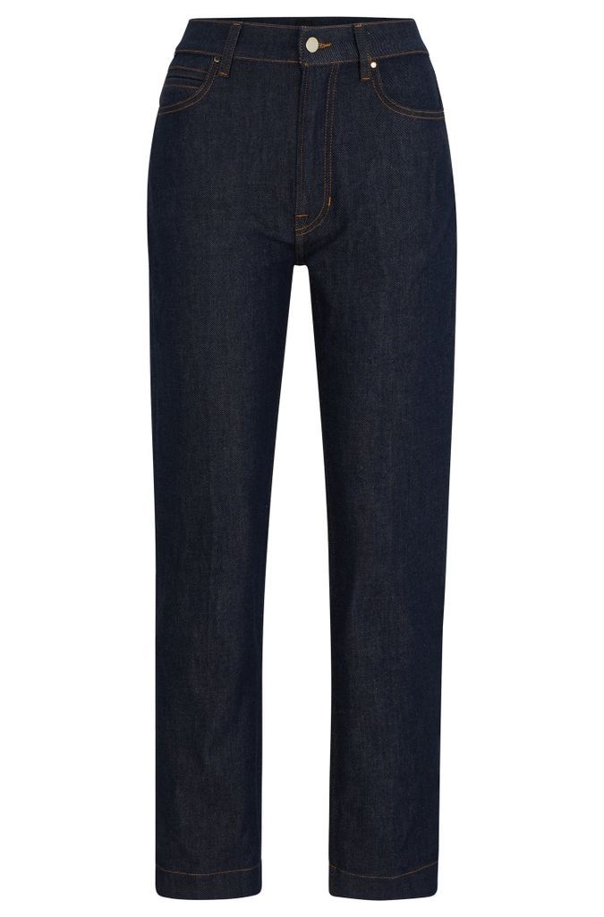 Slim-fit jeans in navy comfort-stretch denim