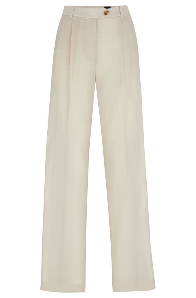 Formal trousers in a cotton blend