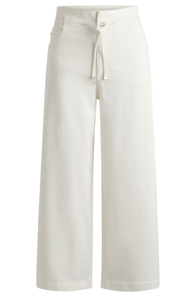 Relaxed-fit trousers in a cotton blend