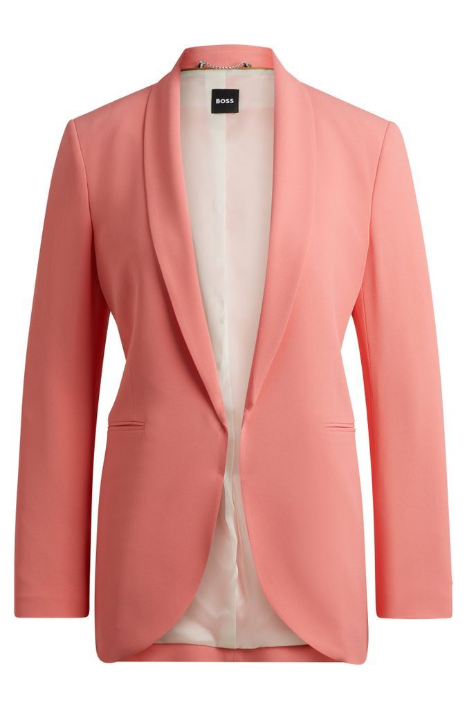Regular-fit jacket with edge-to-edge front