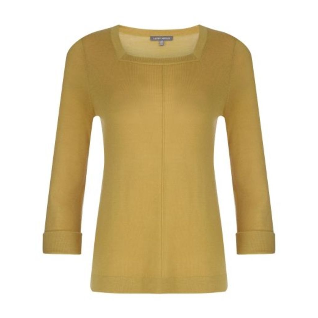 Square Neck Merino Jumper