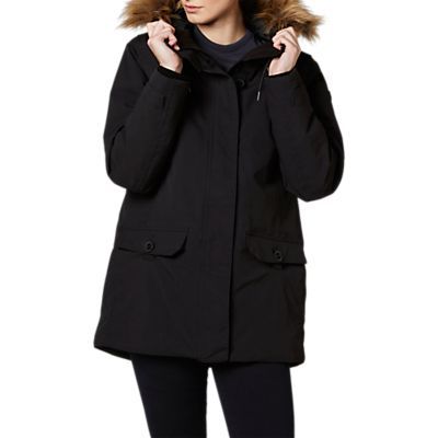 Svalbard Women's Parka Jacket, Black