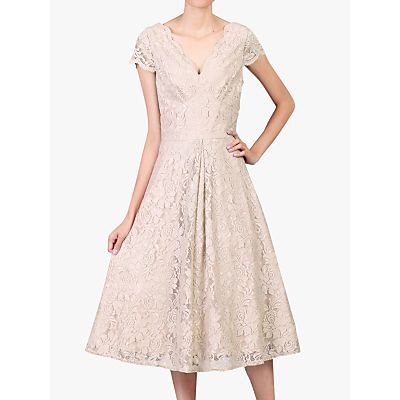 Cap Sleeve Lace Prom Dress