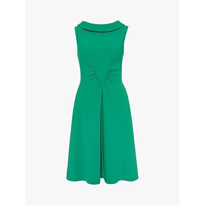 Charly Ruched Dress, Green