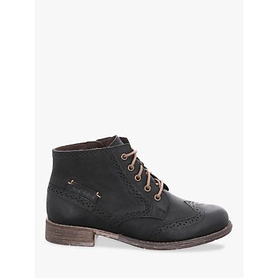 Sienna 74 Leather Lace Up Ankle Boots