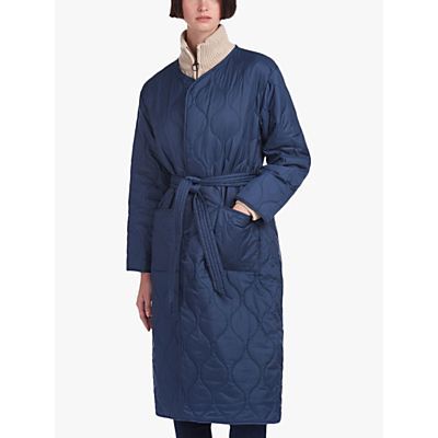 by ALEXACHUNG Martha Quilted Jacket, Dress Blue